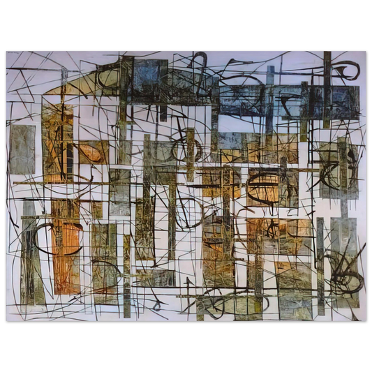 Jimmy Ernst - Lookscape - 1952  75x100 cm / 30x40inches Fine Art Poster
