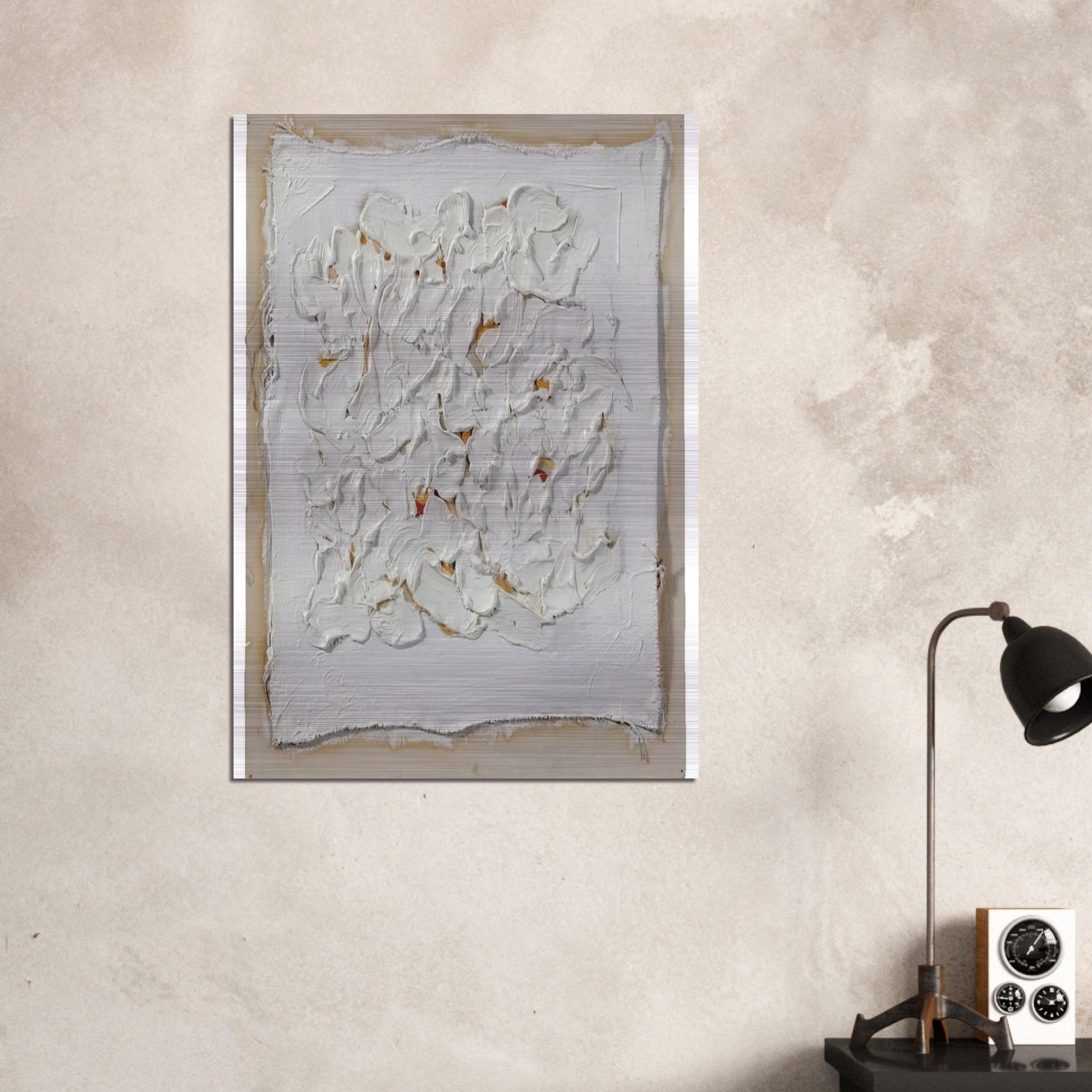 Untitled - Robert Ryman Brushed Aluminum Print - 70x100 cm / 28x40 inches | Robert Ryman Aluminum Print | Robert Ryman Prints