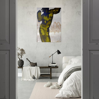 ET POST BUCCELLAM INTROIVIT IN EUM SATANAS PSALMS 40 10 1964 - Salvador Dali Brushed Aluminum Print - 70x100 cm / 28x40 inches | Salvador Dali Aluminum Print | Salvador Dali Prints
