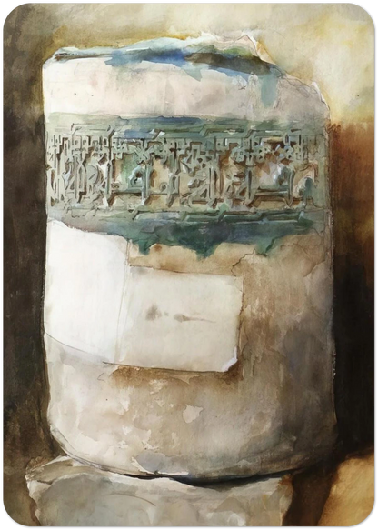 Persian Artifact with Faience Decoration By John Singer Sargent Pack of 10 Post Cards | John Singer Sargent Post Cards | A6 (10.5 x 14.8 cm) - 4.1 x 5.8 inches