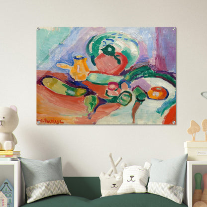 STILL LIFE WITH VEGETABLES 1905 - Henri Matisse Acrylic Print - 70x100 cm / 28x40″ inches