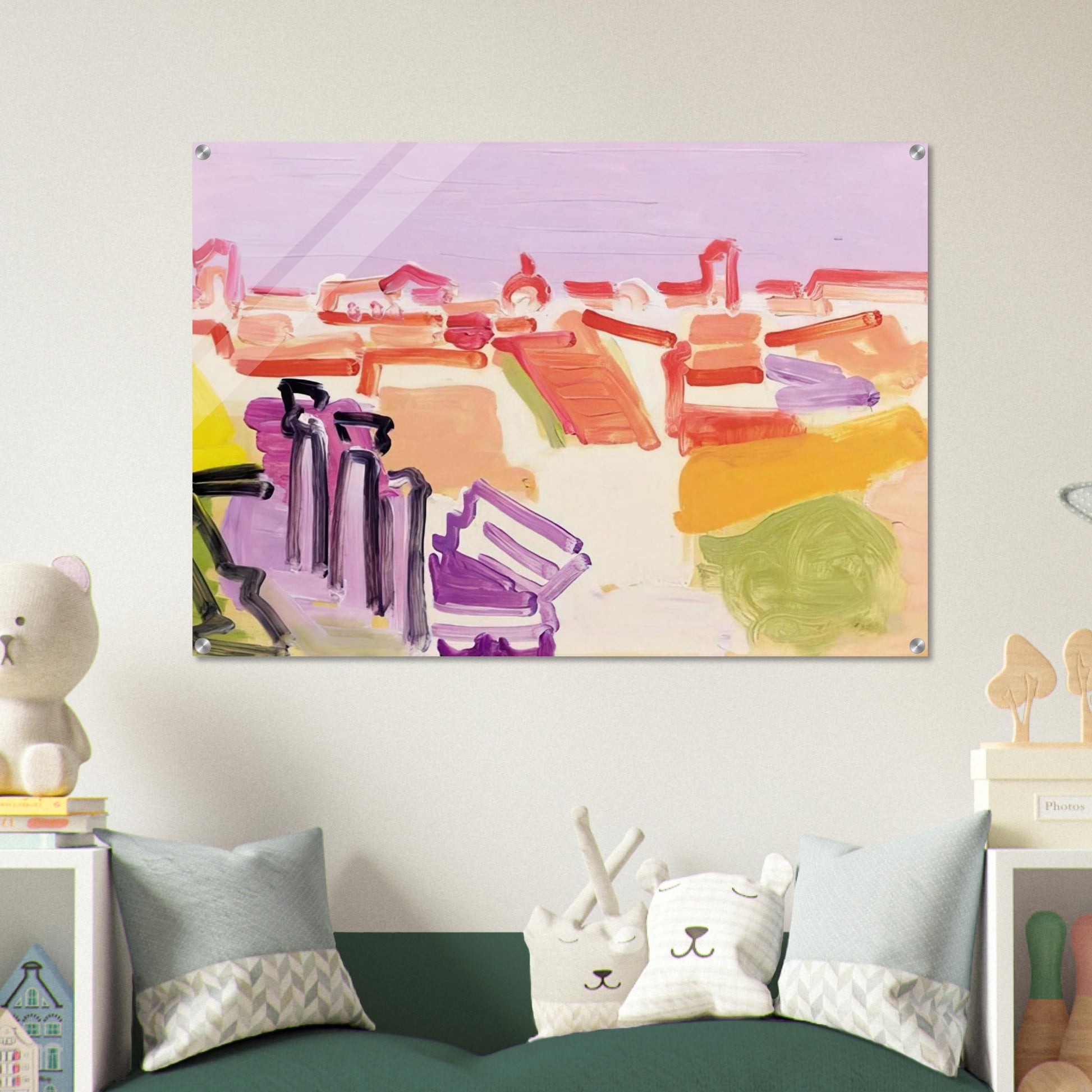 Untitled - Fauvism - Charles Lapicque Acrylic Print - 70x100 cm / 28x40″ inches