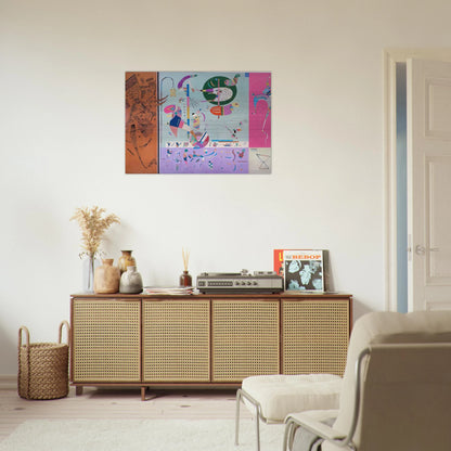 VARIOUS PARTS 1940 - Wassily Kandinsky Brushed Aluminum Print - 70x100 cm / 28x40 inches | Wassily Kandinsky Aluminum Print | Wassily Kandinsky Prints