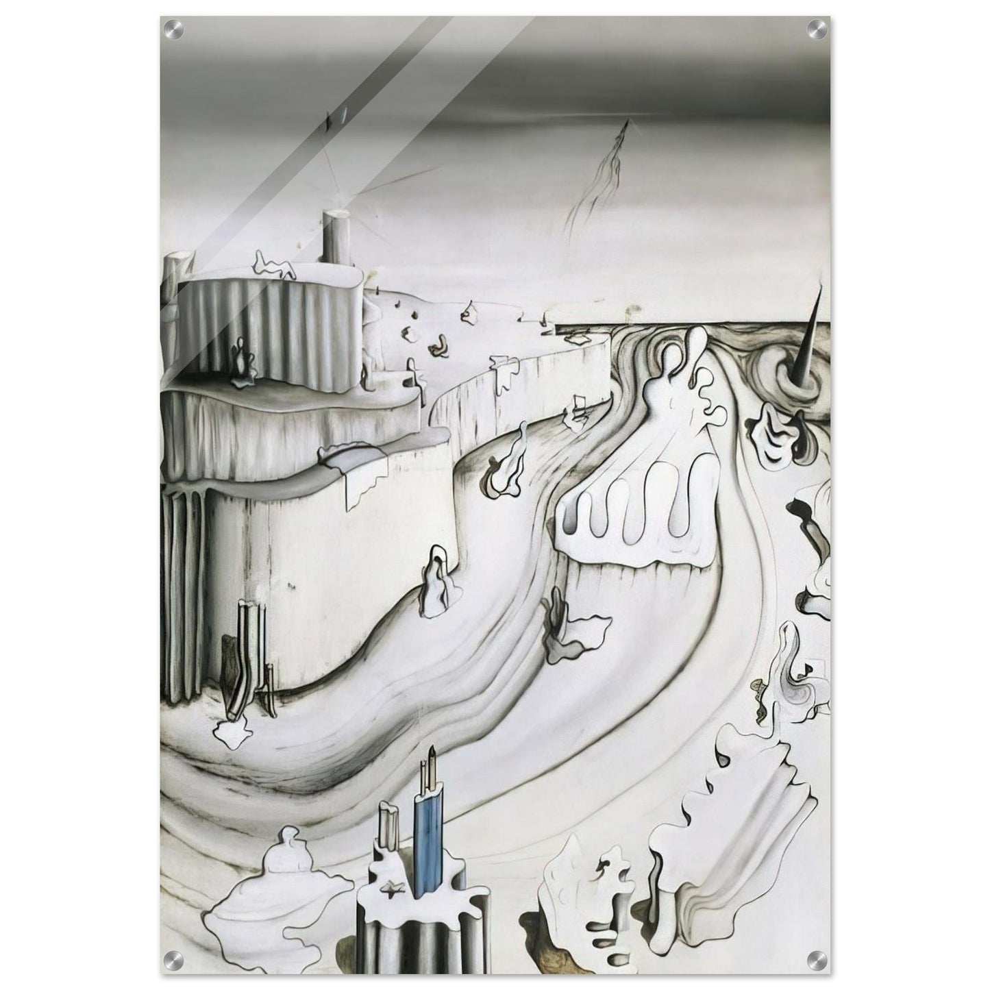 Promontory Palace - Yves Tanguy Acrylic Print - 70x100 cm / 28x40″ inches
