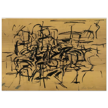 UNTITLED 3 - Philip Guston Brushed Aluminum Print - 70x100 cm / 28x40 inches | Philip Guston Aluminum Print | Philip Guston Prints