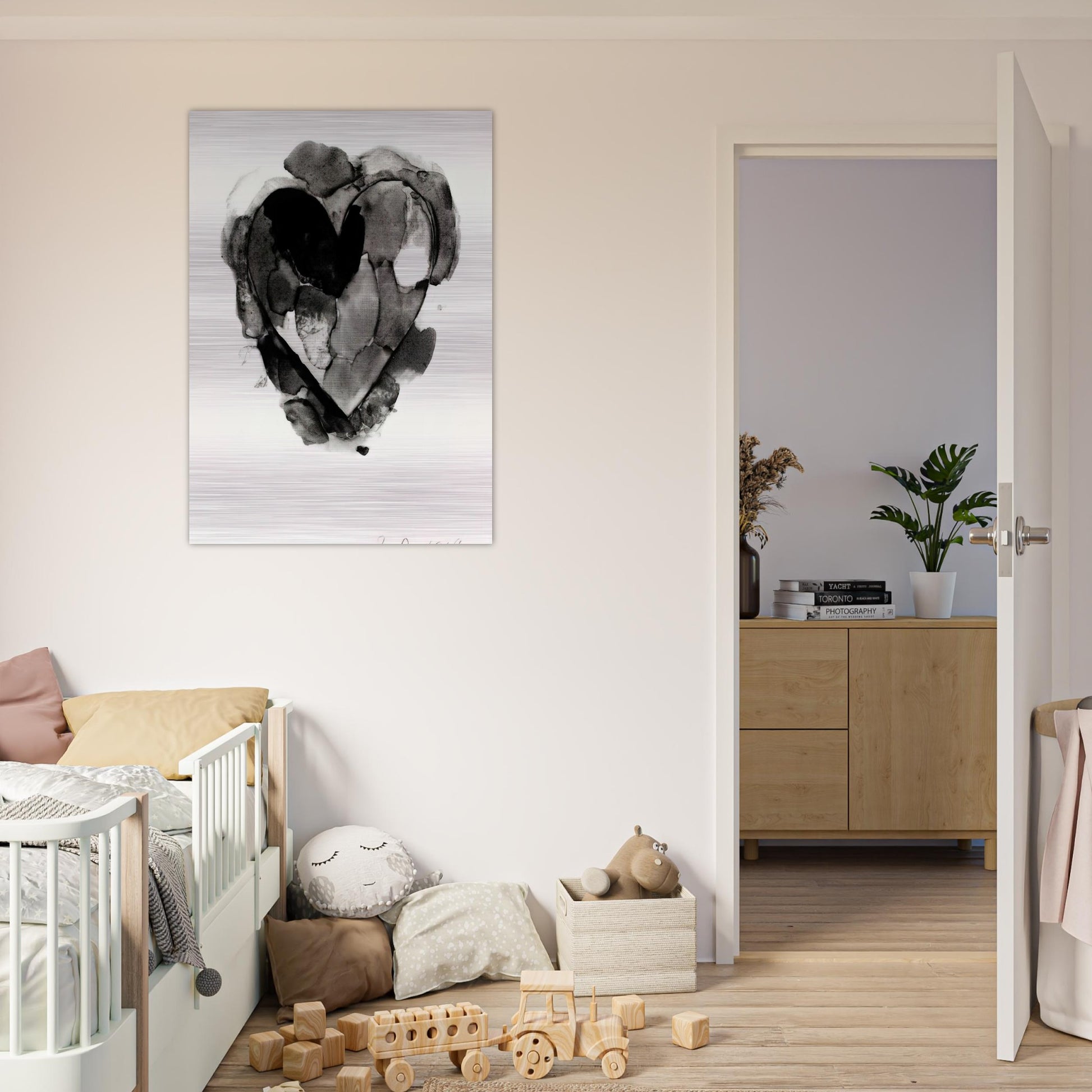 WELCOME HOME RARE BIRDS 1969 - Jim Dine Brushed Aluminum Print - 70x100 cm / 28x40 inches | Jim Dine Aluminum Print | Jim Dine Prints