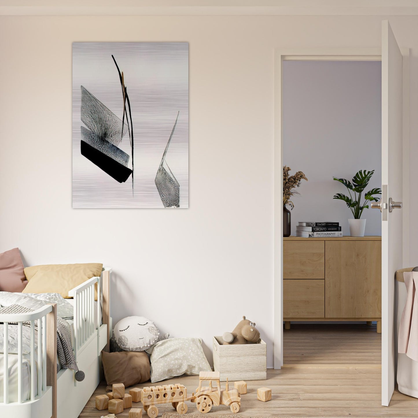 Rivage - Abstract Expressionism - Toko Shinoda Brushed Aluminum Print - 70x100 cm / 28x40 inches | Toko Shinoda Aluminum Print | Toko Shinoda Prints