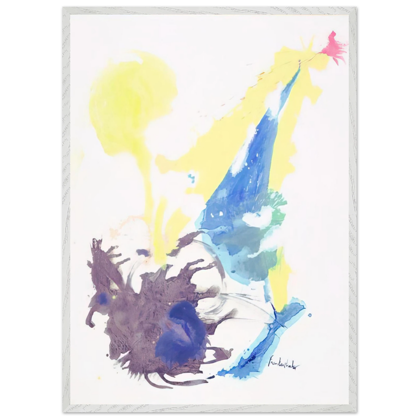 Helen Frankenthaler - Moving Day - 1961 Wall art - 45x60 cm / 18x24 inches - Fine Art Poster-canvas - -
