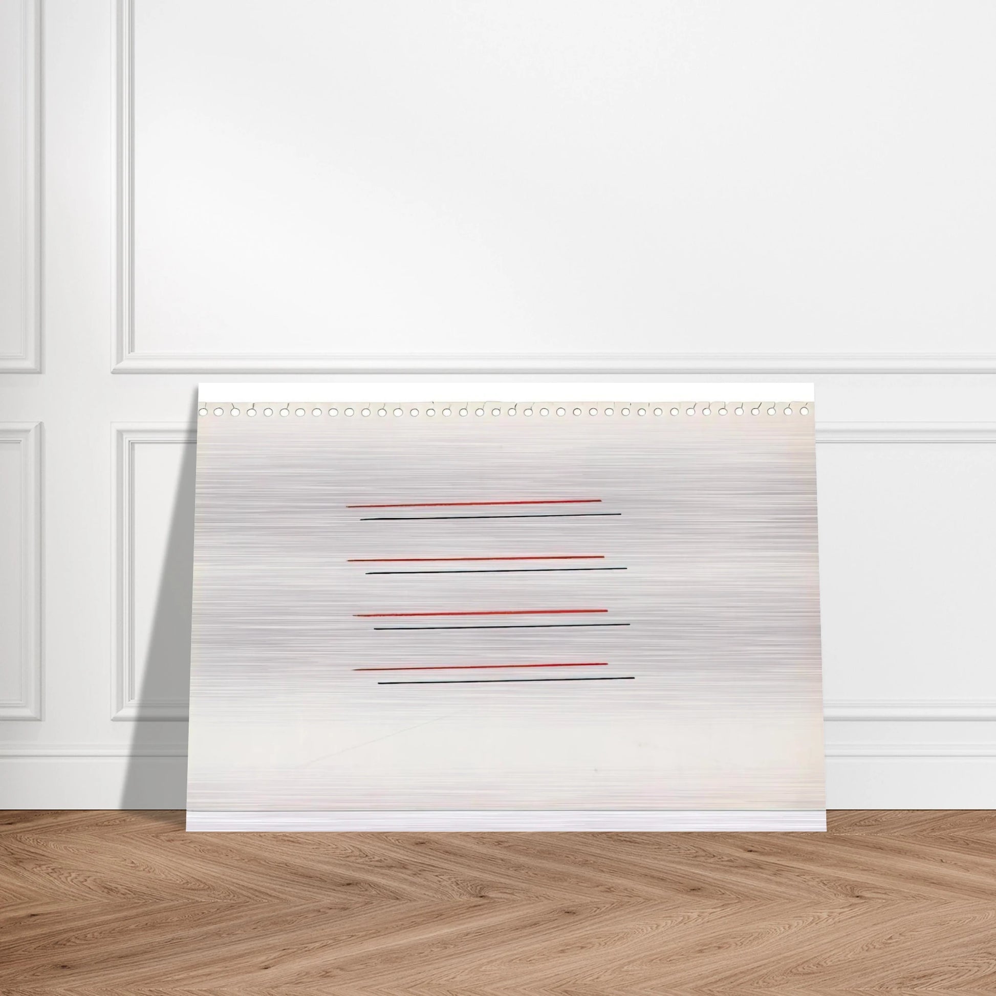 Untitled - 1971 - Fred Sandback Brushed Aluminum Print - 70x100 cm / 28x40 inches | Fred Sandback Aluminum Print | Fred Sandback Prints