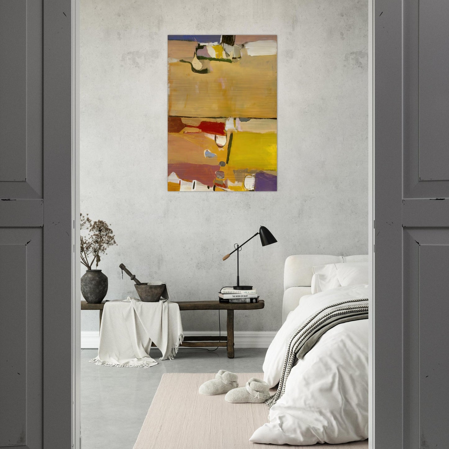 A Day at the Races - Richard Diebenkorn Brushed Aluminum Print - 70x100 cm / 28x40 inches | Richard Diebenkorn Aluminum Print | Richard Diebenkorn Prints