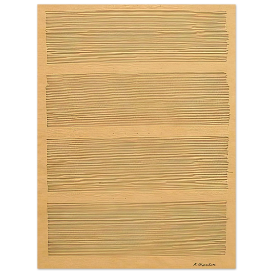 Agnes Martin - Morning Star  75x100 cm / 30x40inches Fine Art Poster