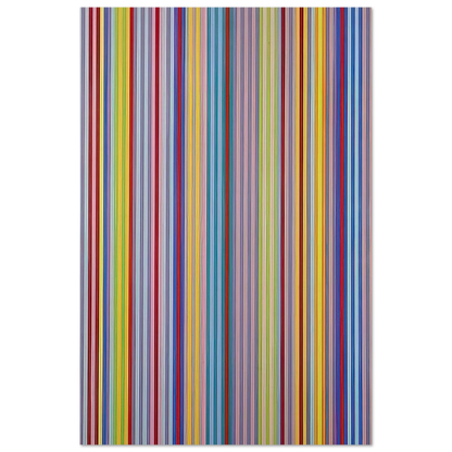 Battle for Grownups - 1970 - Gene Davis Art Prints - 100x150 cm / 40x60″ inches | Gene Davis Poster | Gene Davis Prints