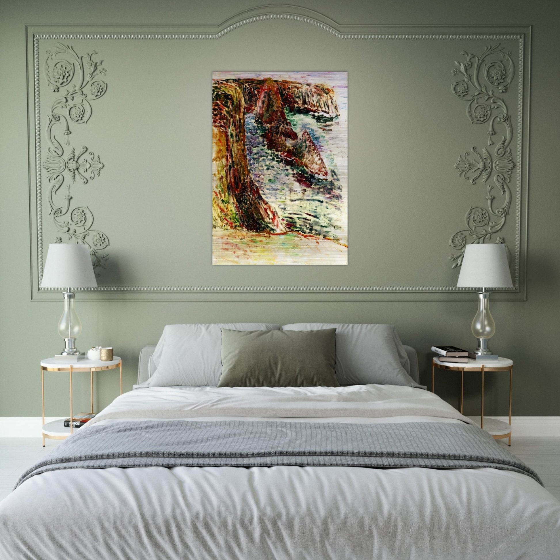 BELLE ILE EN MER 1897 - Henri Matisse Brushed Aluminum Print - 70x100 cm / 28x40 inches | Henri Matisse Aluminum Print | Henri Matisse Prints