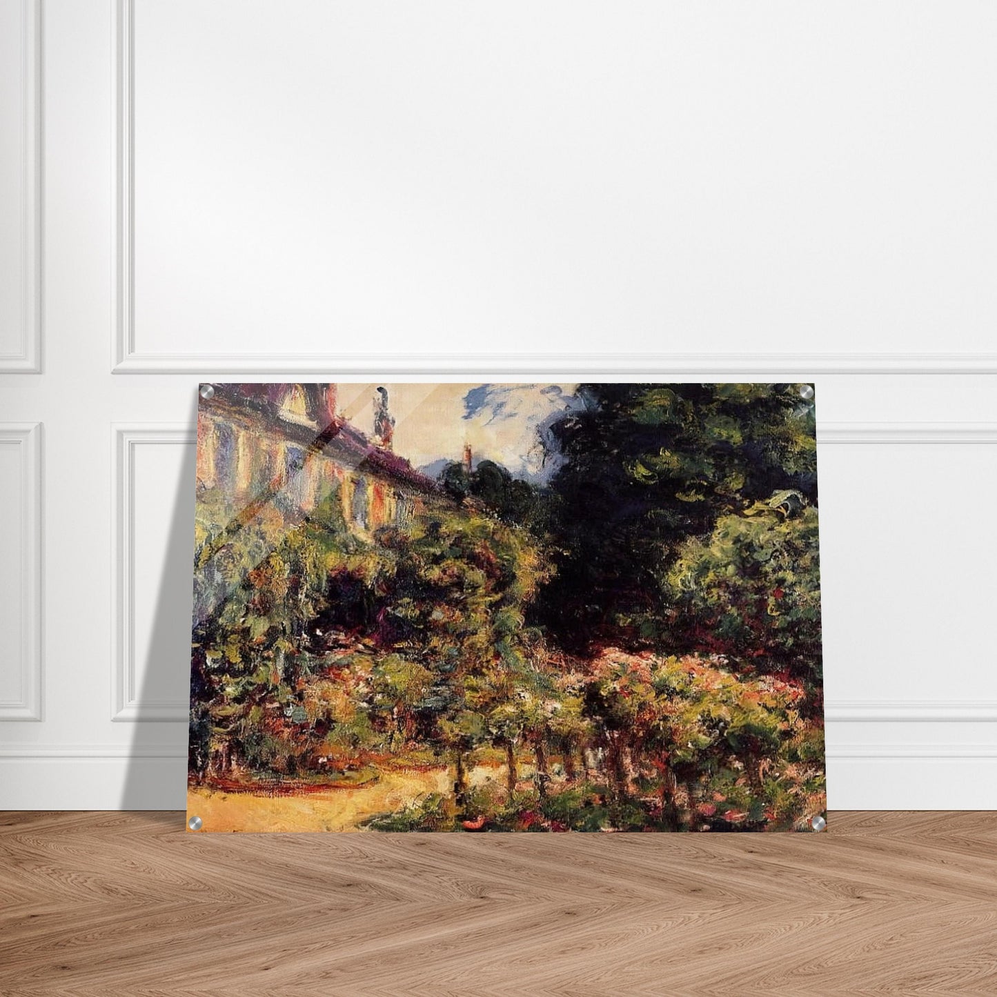 The Artist's House at Giverny - claude monet Acrylic Print - 70x100 cm / 28x40″ inches