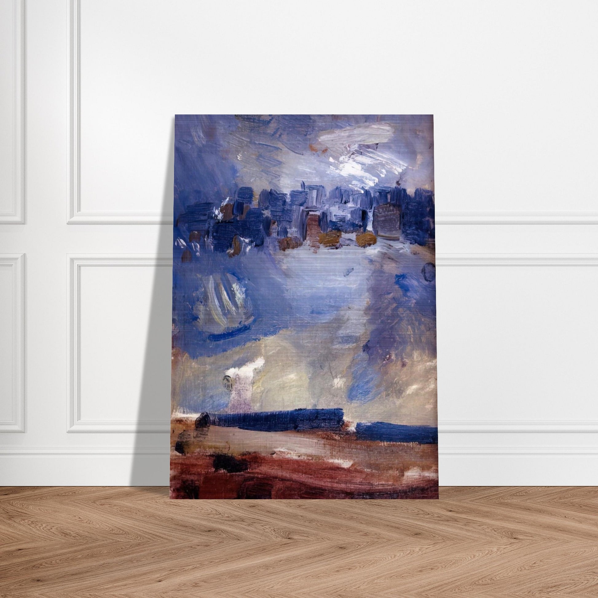 Wehawken Sequence - Abstract Art, Expressionism - John Marin Brushed Aluminum Print - 70x100 cm / 28x40 inches | John Marin Aluminum Print | John Marin Prints