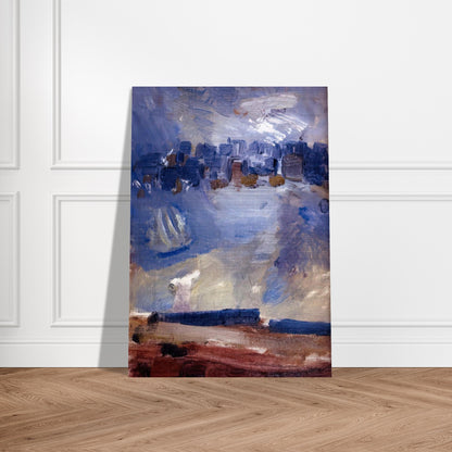 Wehawken Sequence - Abstract Art, Expressionism - John Marin Brushed Aluminum Print - 70x100 cm / 28x40 inches | John Marin Aluminum Print | John Marin Prints