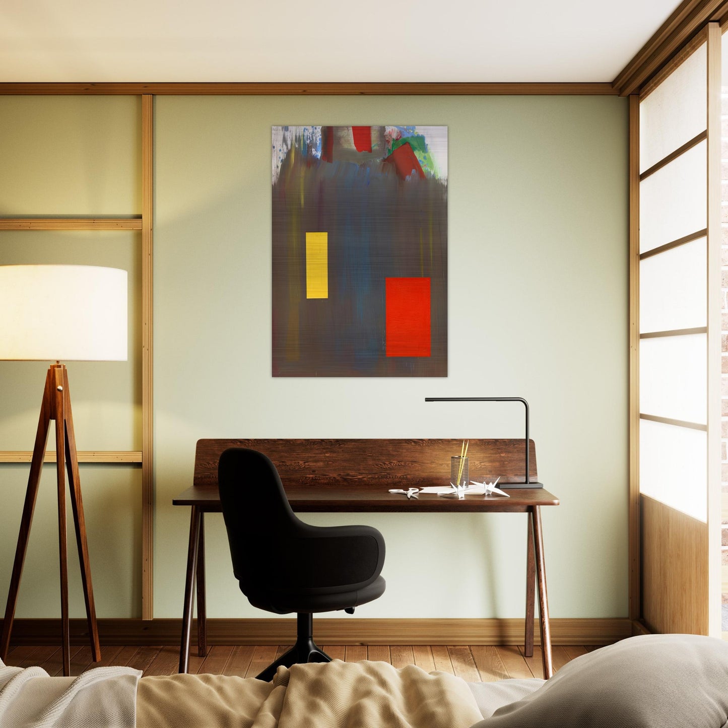 Memoria in Aeternum - Hans Hofmann Brushed Aluminum Print - 70x100 cm / 28x40 inches | Hans Hofmann Aluminum Print | Hans Hofmann Prints