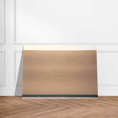 Yellow Ochre - 1967 - Ronnie Landfield Brushed Aluminum Print - 70x100 cm / 28x40 inches | Ronnie Landfield Aluminum Print | Ronnie Landfield Prints