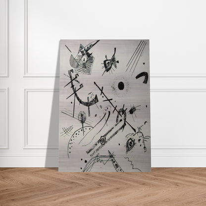 SMALL WORLDS XI 1922 - Wassily Kandinsky Brushed Aluminum Print - 70x100 cm / 28x40 inches | Wassily Kandinsky Aluminum Print | Wassily Kandinsky Prints