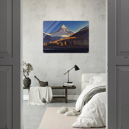 Mount Assiniboine. Canadian Rockies - Rockwell Kent Acrylic Print - 70x100 cm / 28x40″ inches