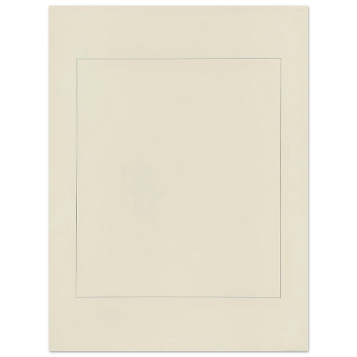 Robert Mangold - 104 PERIMETER SERIES  75x100 cm / 30x40inches Fine Art Poster