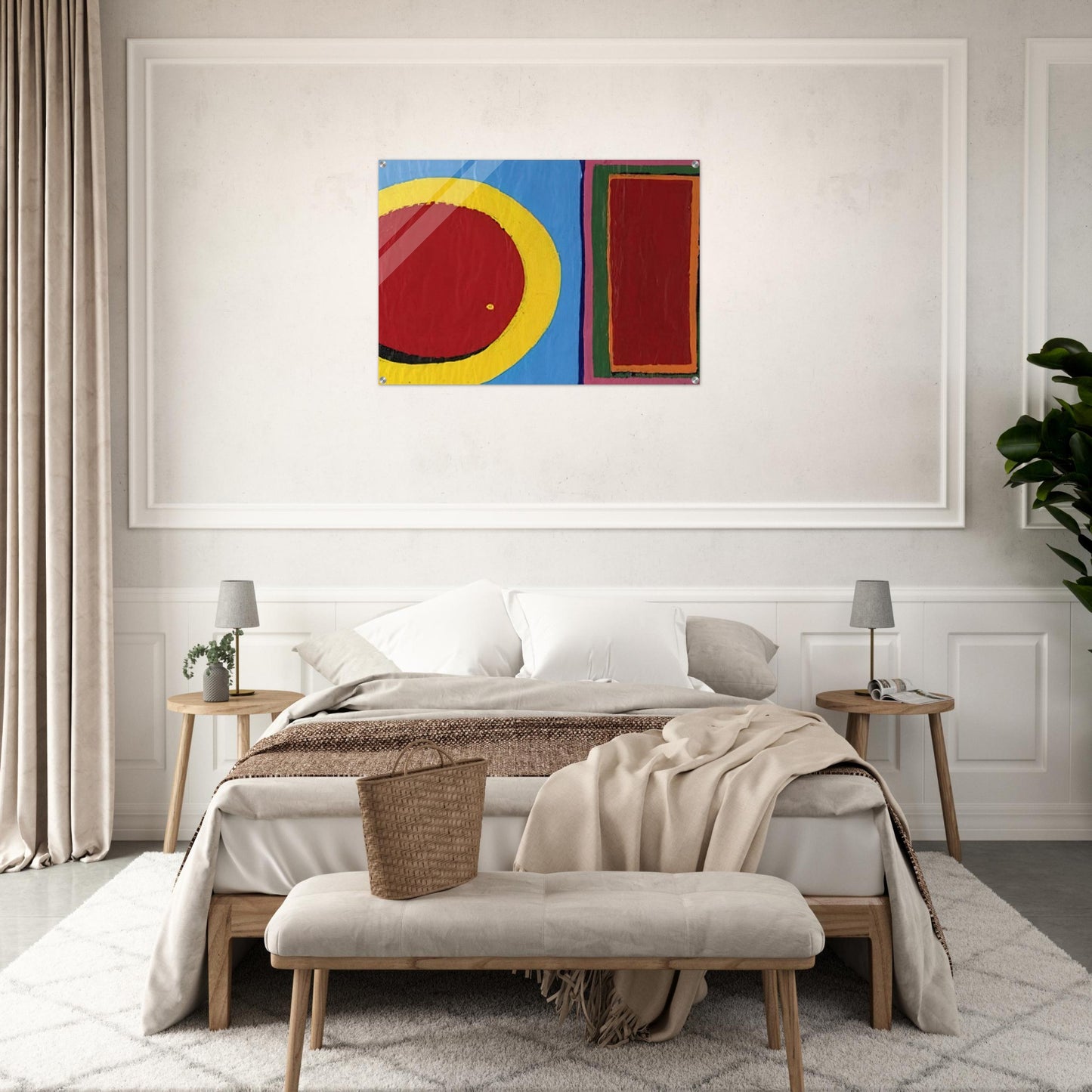 Composition - Al Held Acrylic Print - 70x100 cm / 28x40″ inches