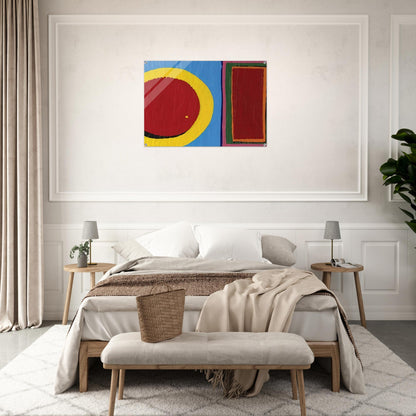 Composition - Al Held Acrylic Print - 70x100 cm / 28x40″ inches