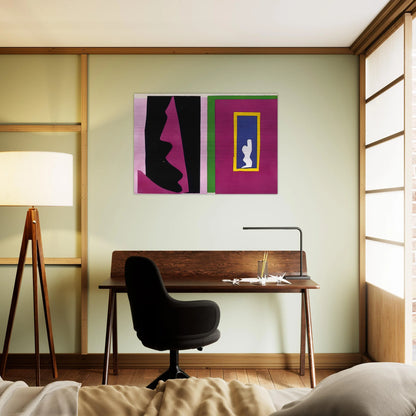 CUT OUTS - Henri Matisse Brushed Aluminum Print - 70x100 cm / 28x40 inches | Henri Matisse Aluminum Print | Henri Matisse Prints