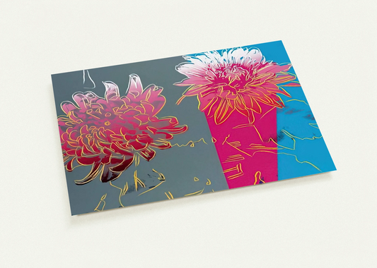 Kiku By Andy Warhol Pack of 10 Post Cards | Andy Warhol Post Cards | A6 (10.5 x 14.8 cm) - 4.1 x 5.8 inches