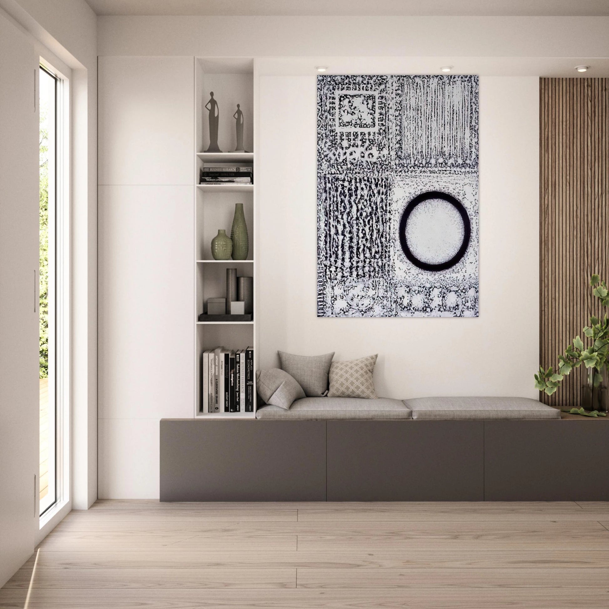 Circle by the Falling Waters - 1980 - Richard Pousette-Dart Art Prints - 100x150 cm / 40x60″ inches | Richard Pousette-Dart Poster | Richard Pousette-Dart Prints