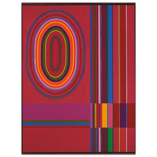 John Ferren - Red Rose - 1966  75x100 cm / 30x40inches Fine Art Poster