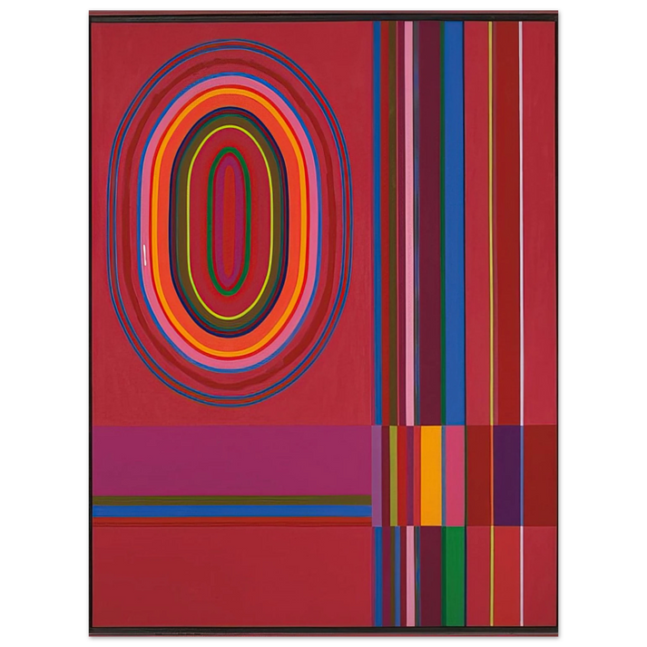 John Ferren - Red Rose - 1966  75x100 cm / 30x40inches Fine Art Poster