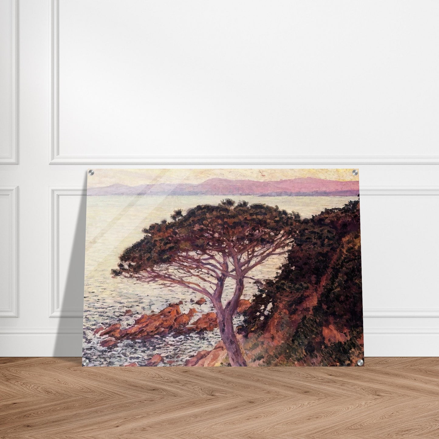SUNSET 1916 - Theo van Rysselberghe Acrylic Print - 70x100 cm / 28x40″ inches | Theo van Rysselberghe Wall Art | Theo van Rysselberghe Prints