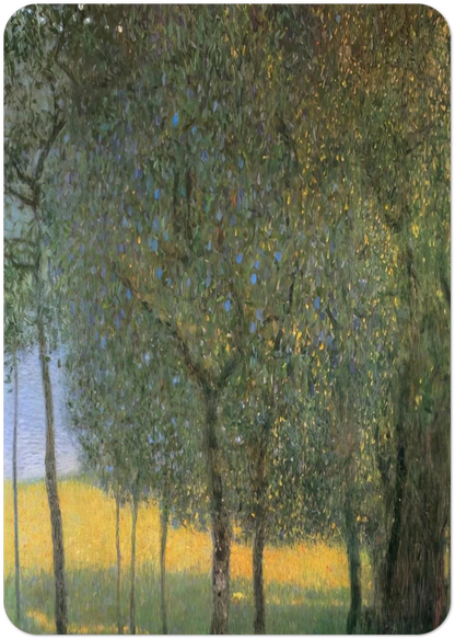 FRUIT TREES 1901 By Gustav Klimt Pack of 10 Post Cards | Gustav Klimt Post Cards | A6 (10.5 x 14.8 cm) - 4.1 x 5.8 inches