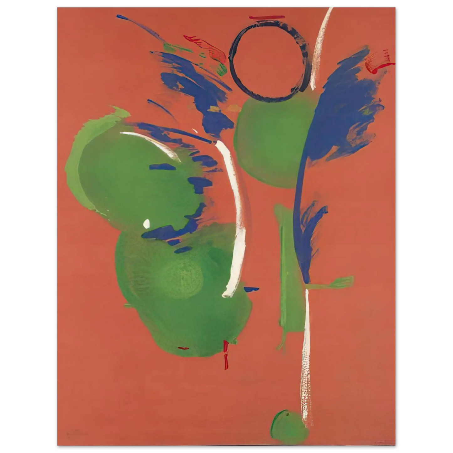 Helen Frankenthaler - Mary, Mary - 1987 Wall art - 50x70 cm / 20x28 Inches - Fine Art Poster - -