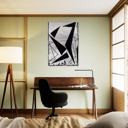 Study in black and white - Frantisek Kupka Brushed Aluminum Print - 70x100 cm / 28x40 inches | Frantisek Kupka Aluminum Print | Frantisek Kupka Prints