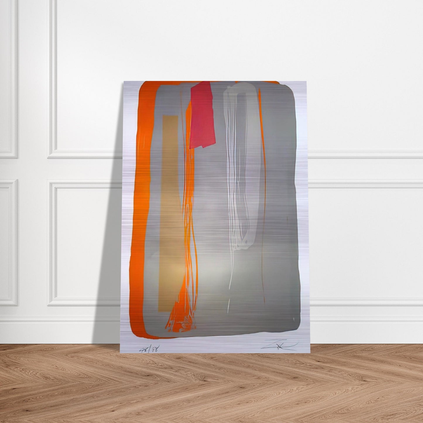 Untitled 6 - 1980 - Larry Zox Brushed Aluminum Print - 70x100 cm / 28x40 inches | Larry Zox Aluminum Print | Larry Zox Prints