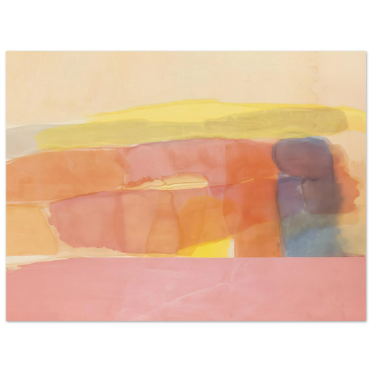 Ronnie Landfield - First Path - 1978  75x100 cm / 30x40inches Fine Art Poster