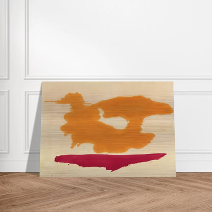 Only Orange - 1963 - Helen Frankenthaler Brushed Aluminum Print - 70x100 cm / 28x40 inches | Helen Frankenthaler Aluminum Print | Helen Frankenthaler Prints