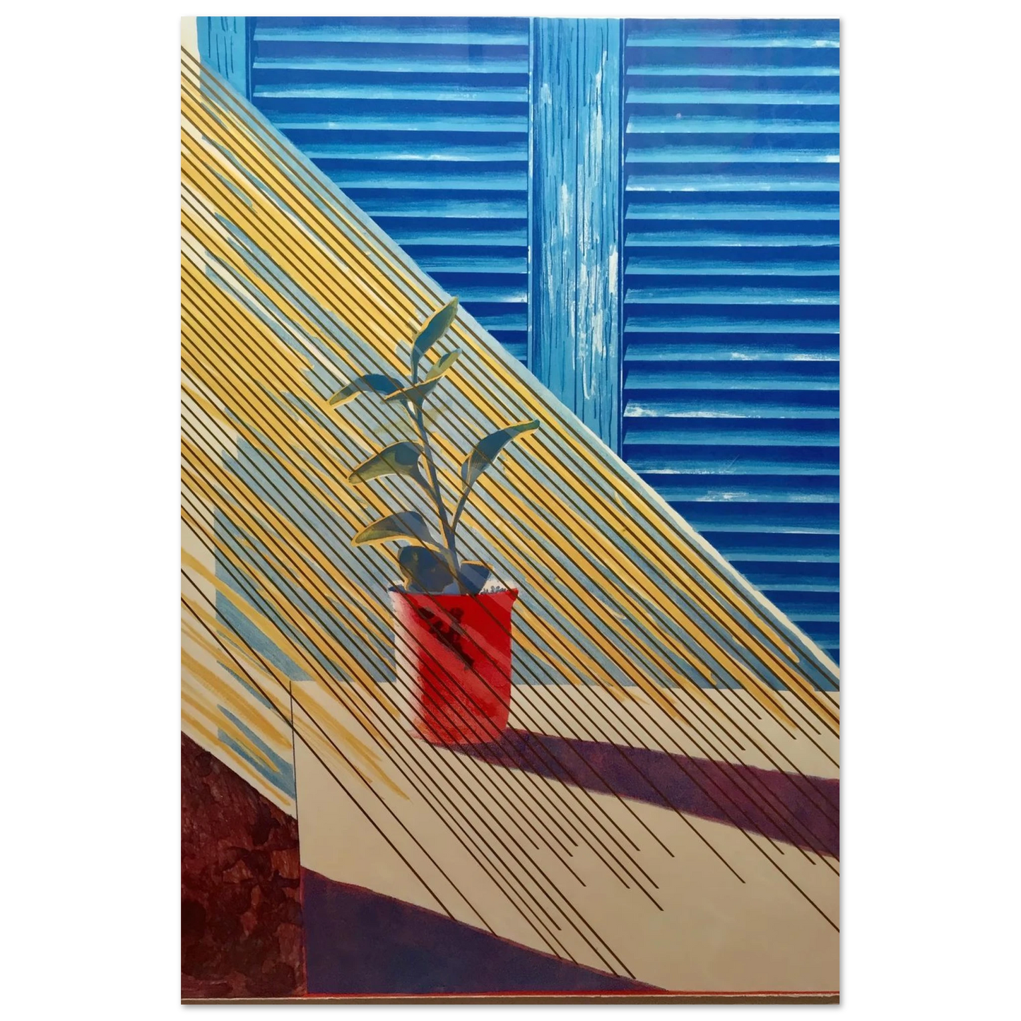 David Hockney - David Hockney Wall art - 28x43  cm / XL (11x17 inches) - Fine Art Poster - -