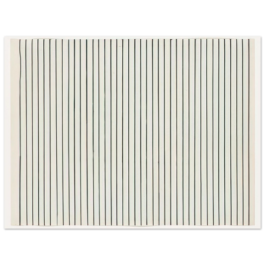 Ellsworth Kelly - Vertical Lines from the series Line Form Color  75x100 cm / 30x40inches Fine Art Poster