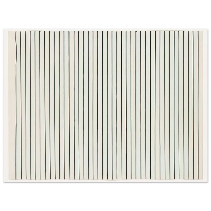 Ellsworth Kelly - Vertical Lines from the series Line Form Color  75x100 cm / 30x40inches Fine Art Poster
