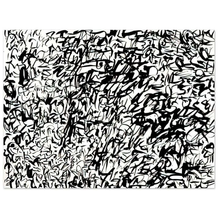 Keith Haring - UNTITLED 1978 2  75x100 cm / 30x40inches Fine Art Poster | Keith Haring Art For Sale