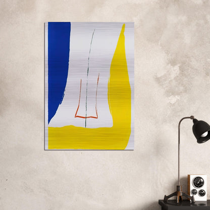Sun Corner - 1968 - Helen Frankenthaler Brushed Aluminum Print - 70x100 cm / 28x40 inches | Helen Frankenthaler Aluminum Print | Helen Frankenthaler Prints