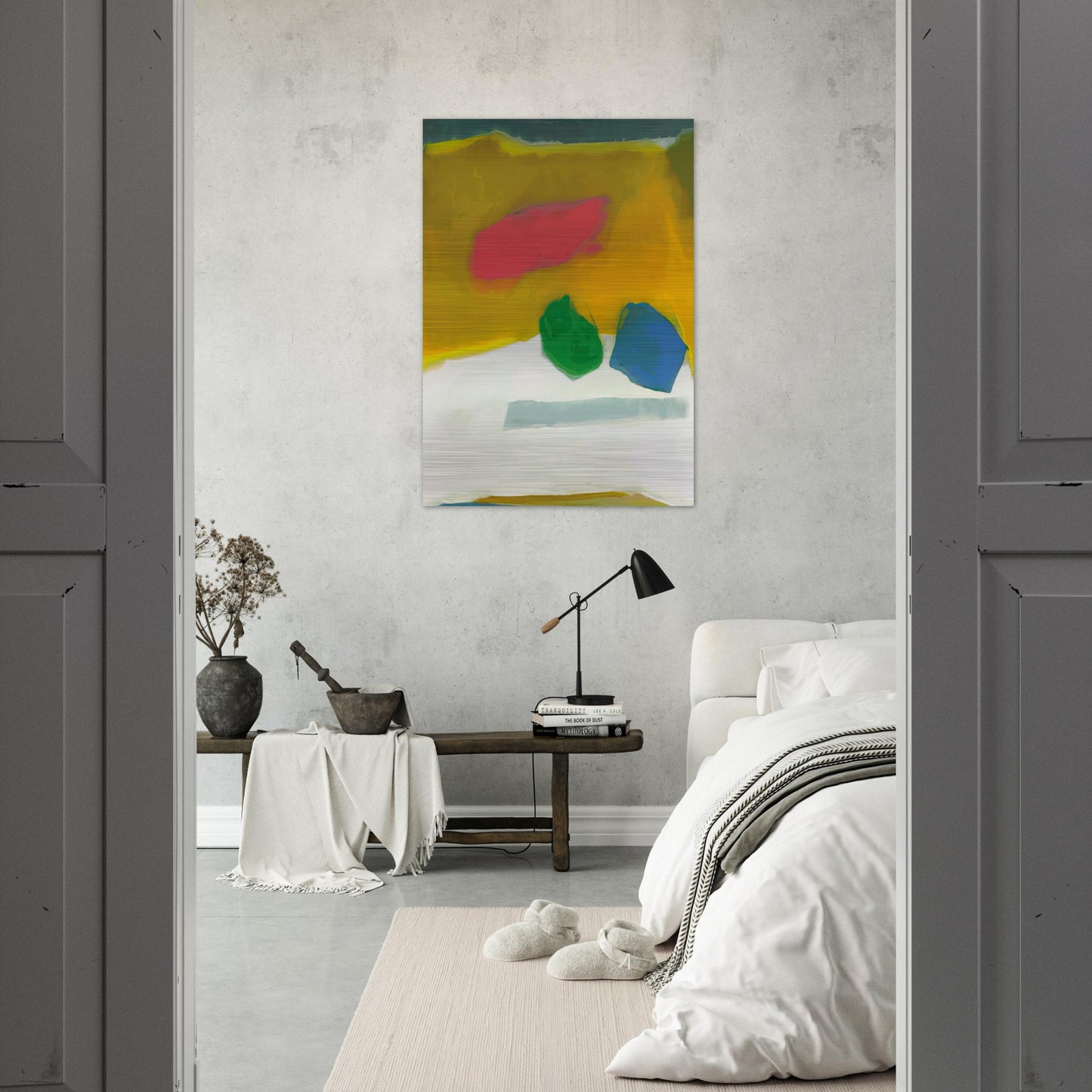 HARRIET 1984 - Esteban Vicente Brushed Aluminum Print - 70x100 cm / 28x40 inches | Esteban Vicente Aluminum Print | Esteban Vicente Prints