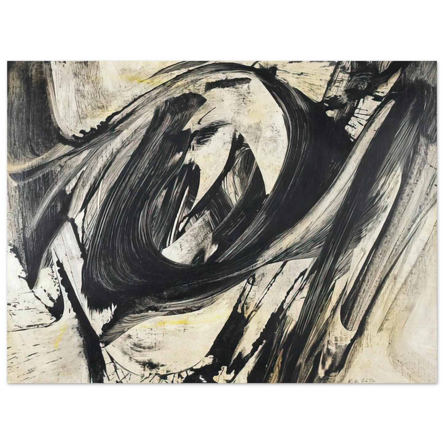 Karl Otto Gotz - Karant 5.7.1957  75x100 cm / 30x40inches Fine Art Poster
