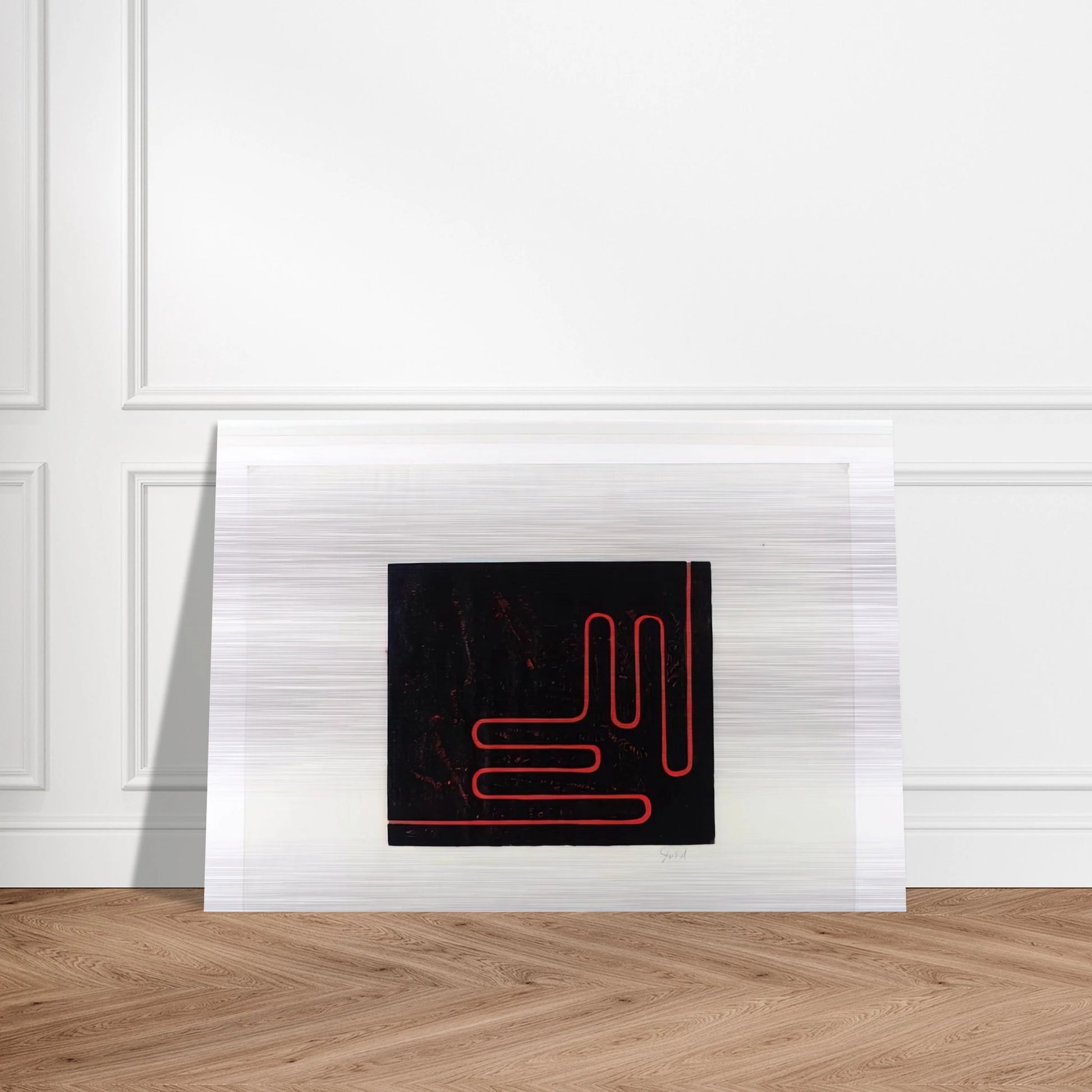 Untitled Print - 1978 - Donald Judd Brushed Aluminum Print - 70x100 cm / 28x40 inches | Donald Judd Aluminum Print | Donald Judd Prints
