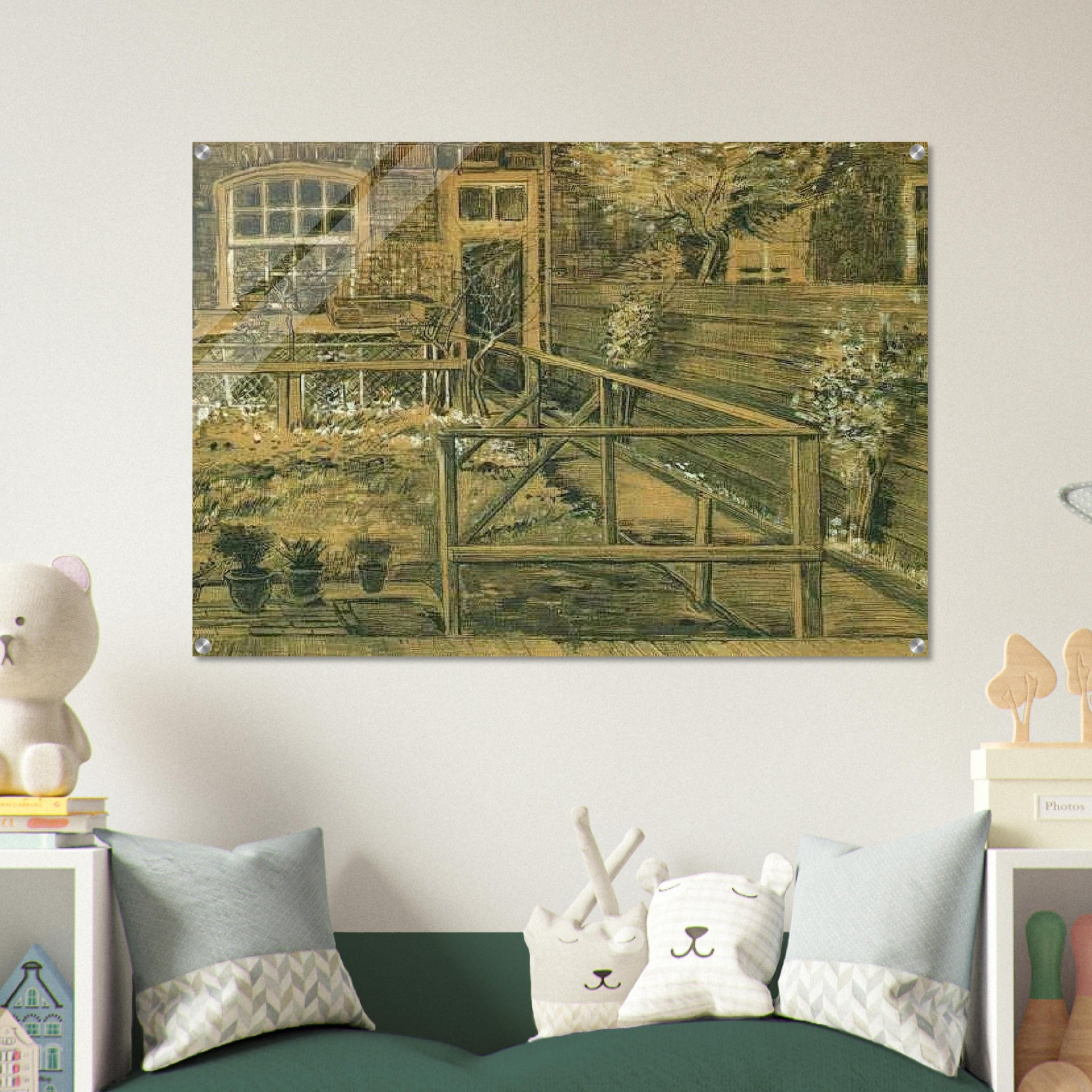 Sien's Mother's House, Closer View - Vincent van Gogh Acrylic Print - 70x100 cm / 28x40″ inches