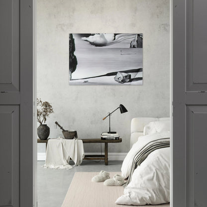 DESIGN FOR THE SET OF THE FILM SPELLBOUND - Salvador Dali Brushed Aluminum Print - 70x100 cm / 28x40 inches | Salvador Dali Aluminum Print | Salvador Dali Prints
