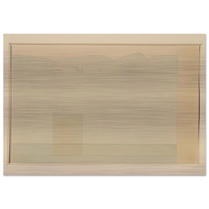 Lago d'Orta - 1956 - Antonio Calderara Brushed Aluminum Print - 70x100 cm / 28x40 inches | Antonio Calderara Aluminum Print | Antonio Calderara Prints